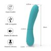 Lana - Vibrador flexible de textura ondulada