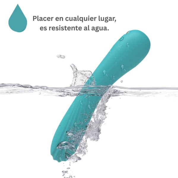 Lana - Vibrador flexible de textura ondulada
