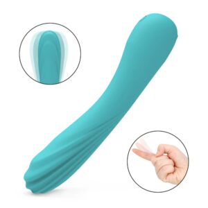 Lana - Vibrador flexible de textura ondulada
