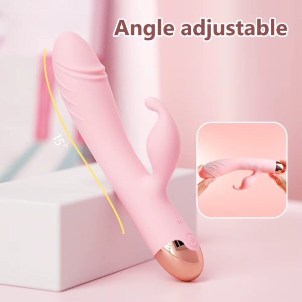 Amara - Conejito Vibrador 360° con doble estimulación