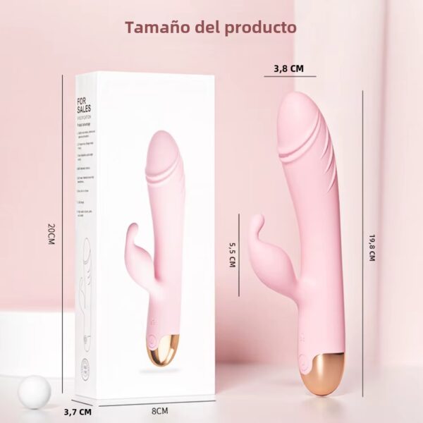 Amara - Conejito Vibrador 360° con doble estimulación