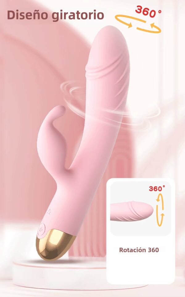 Amara - Conejito Vibrador 360° con doble estimulación
