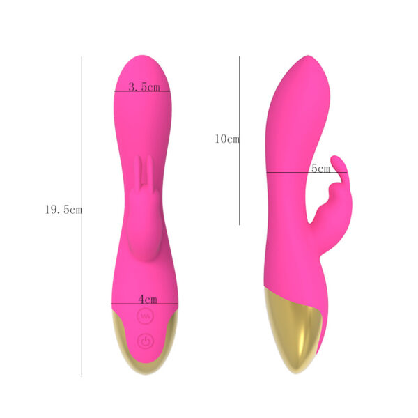 Sasha – Vibrador Conejito Elegante con Doble Estimulación