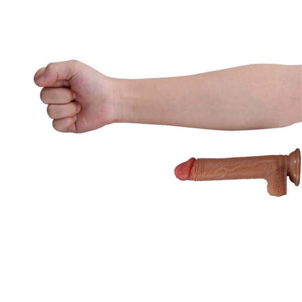 Torbellino – Dildo realista con bolas texturadas y ventosa